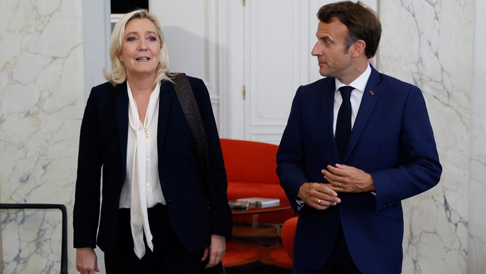 marine lepene macron